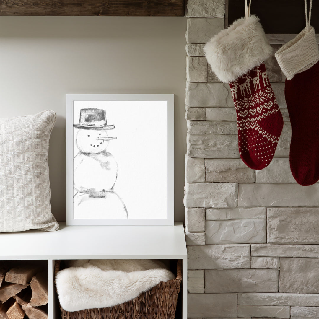 Snowman Illustration - Jetty Home