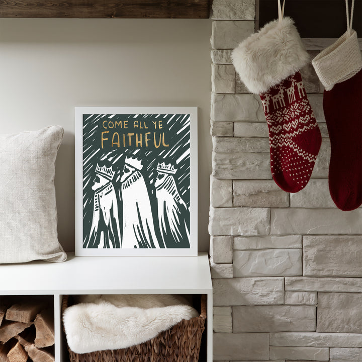 Rustic Come All Ye Faithful - Jetty Home