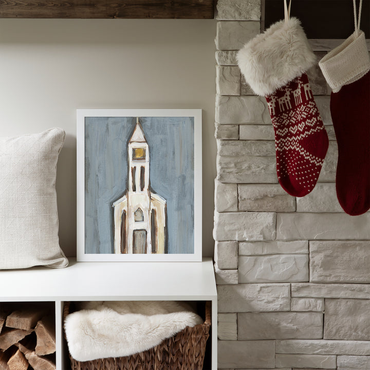 Rustic Farmhouse Blue Church - Jetty Home