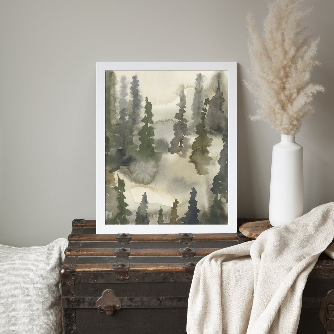 Forest Watercolor Landscape, No. 2 - Jetty Home