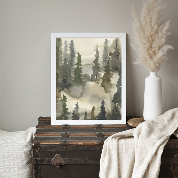 Forest Watercolor Landscape, No. 2 - Jetty Home