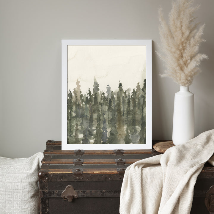 Forest Watercolor Landscape, No. 4 - Jetty Home
