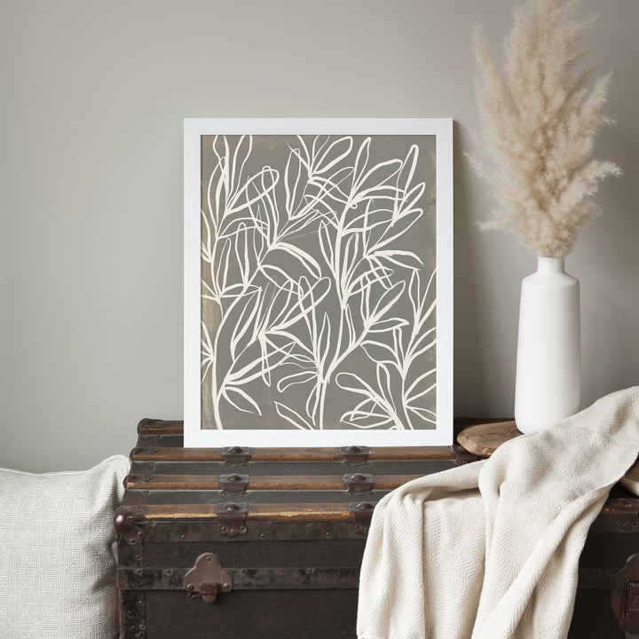 Florals on Gray, No. 1 - Jetty Home