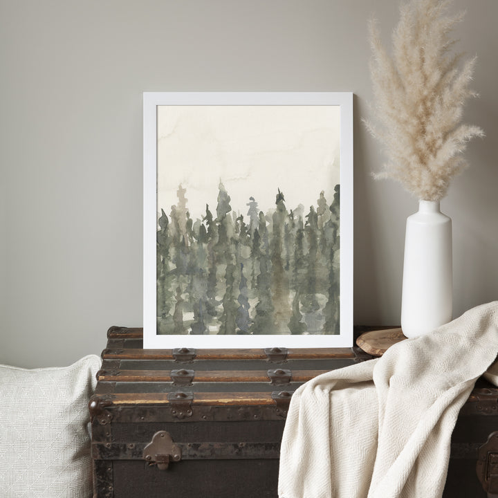 Forest Watercolor Landscape, No. 4