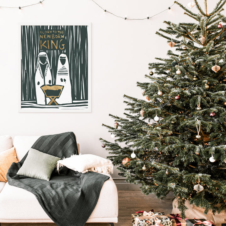 Rustic Glory to the Newborn King - Jetty Home