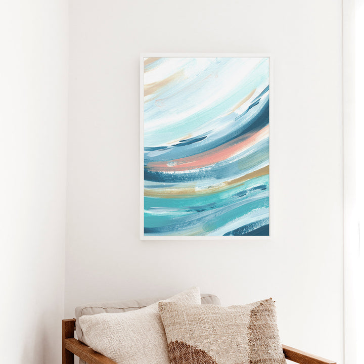 Turquoise Tide  - Art Print or Canvas - Jetty Home