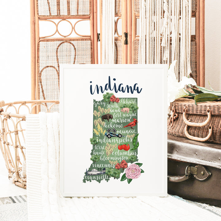 Indiana  - Art Print or Canvas - Jetty Home