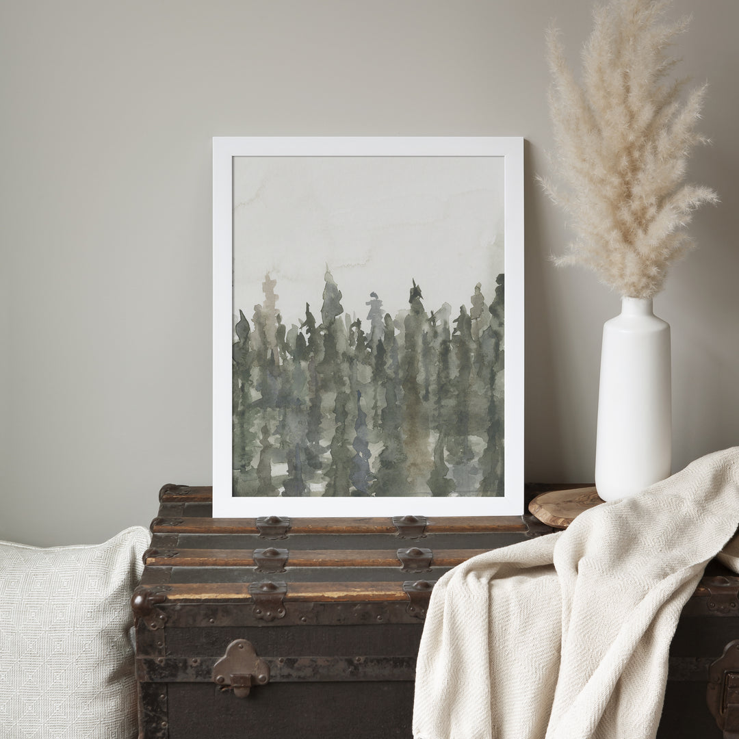 Forest Watercolor Landscape, No. 4  - Art Print or Canvas - Jetty Home