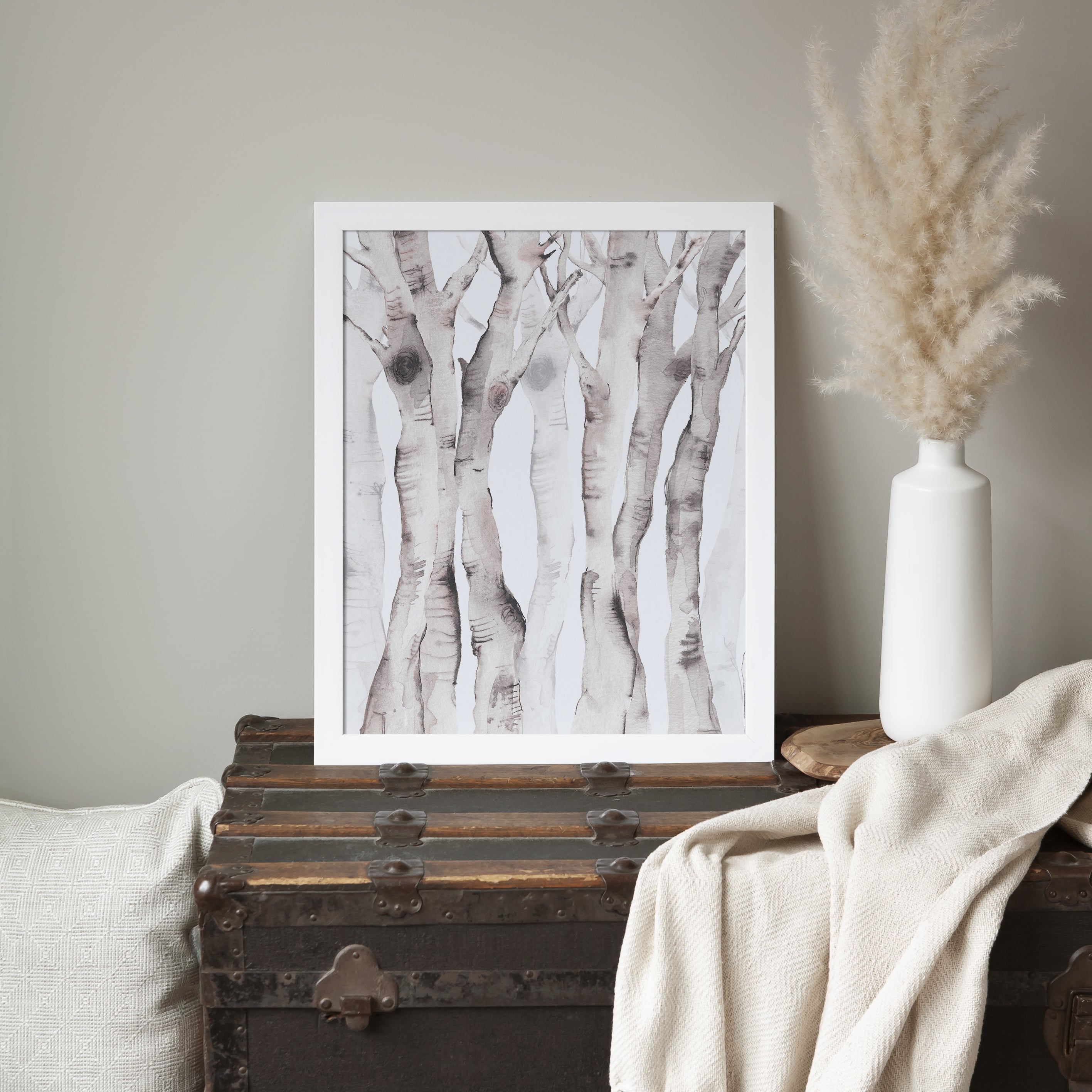 Birch Tree Watercolor No. 1 | Jetty Home