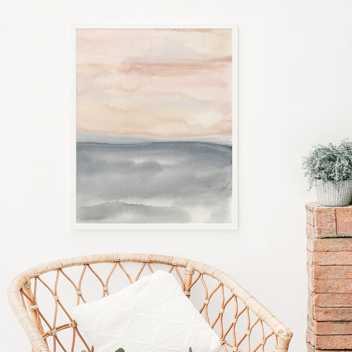 Blush and Slate  - Art Print or Canvas - Jetty Home