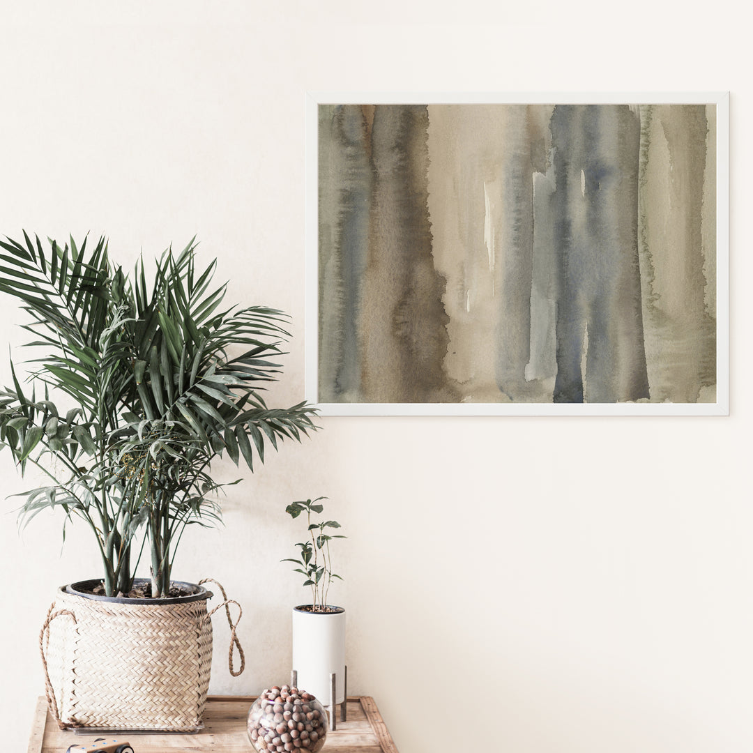 Abstract Earth Tones Paintings - Set of 2 - Art Prints or Canvases