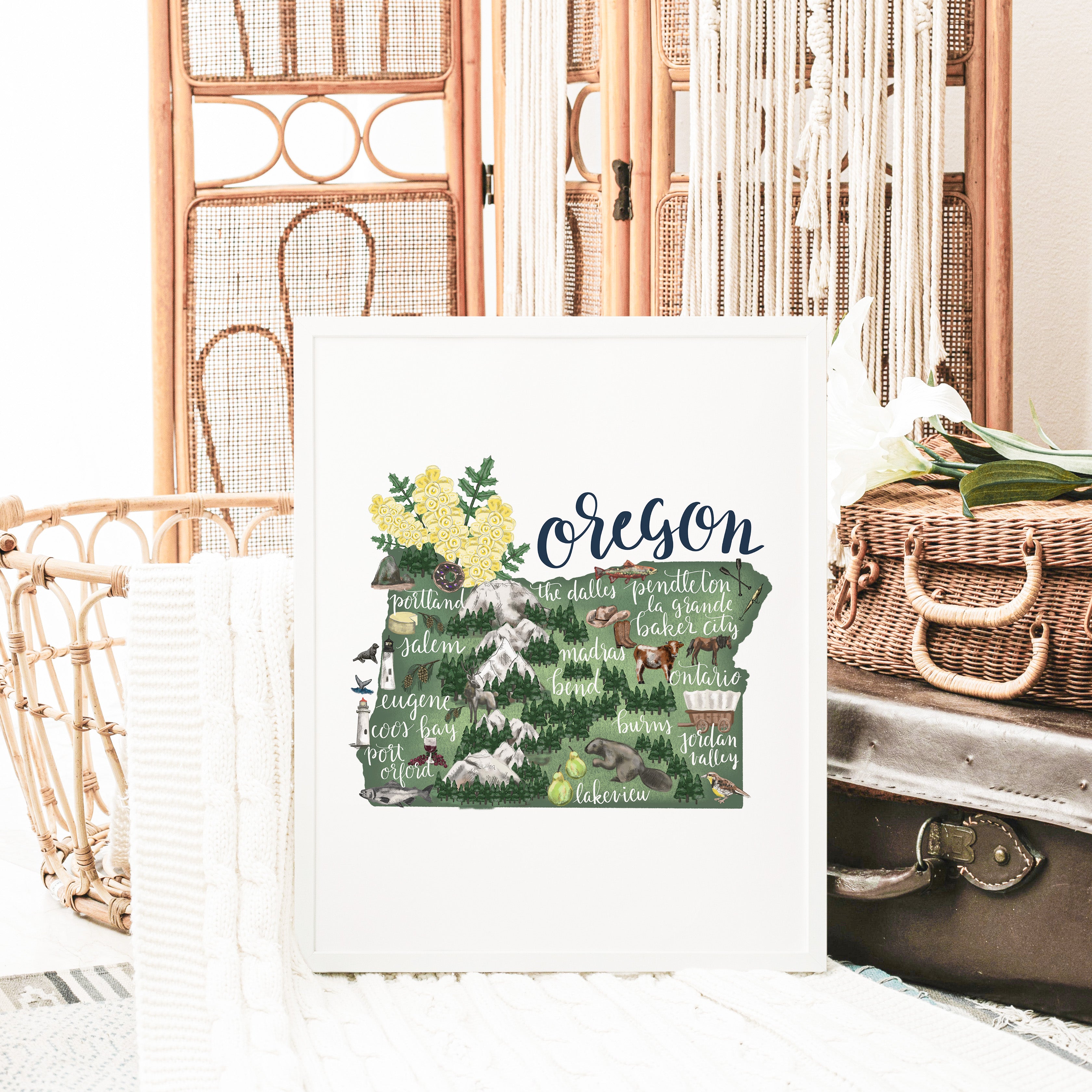 Oregon Map | Jetty Home