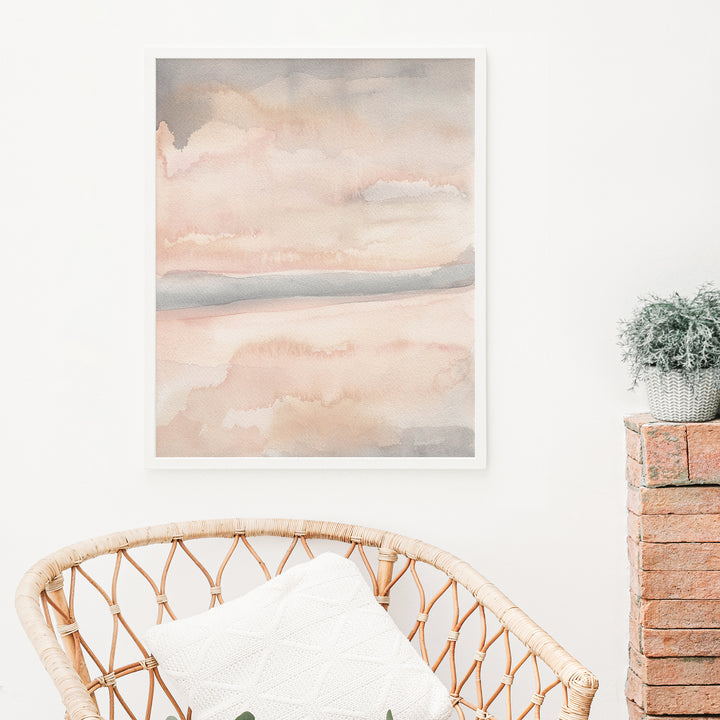 Blush Drizzle  - Art Print or Canvas - Jetty Home