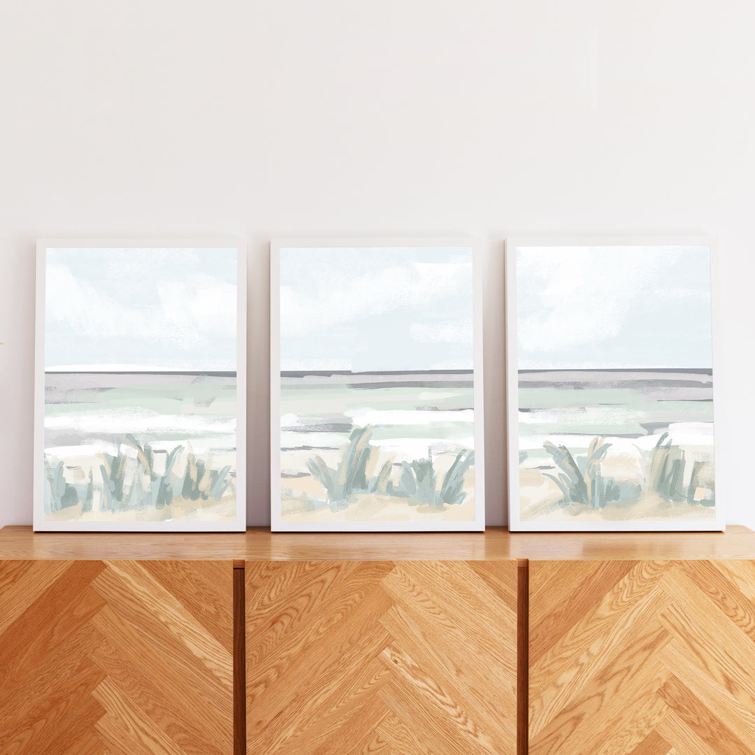 Tidal Haze Triptych - Set of 3