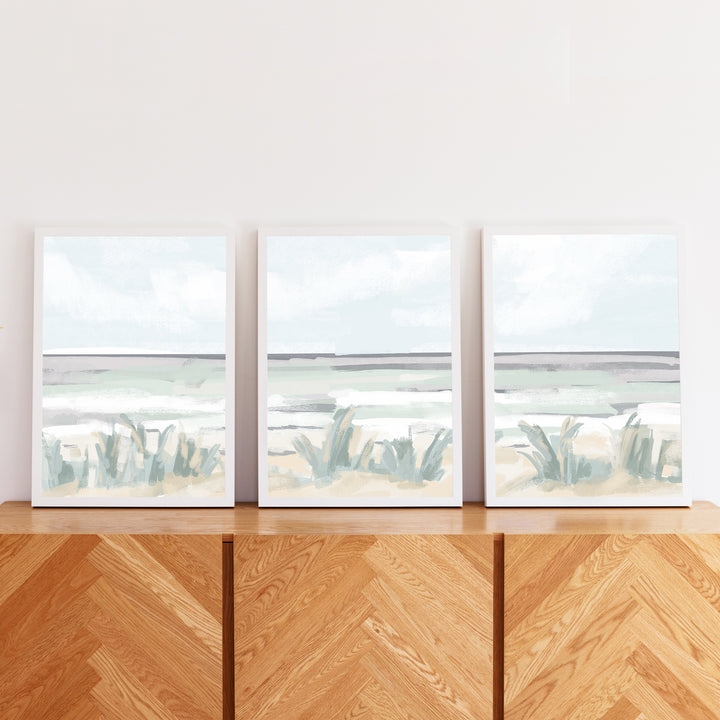 Tidal Haze Triptych - Set of 3