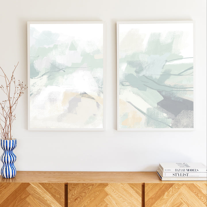 The Coastal Pause Diptych - Set of 2