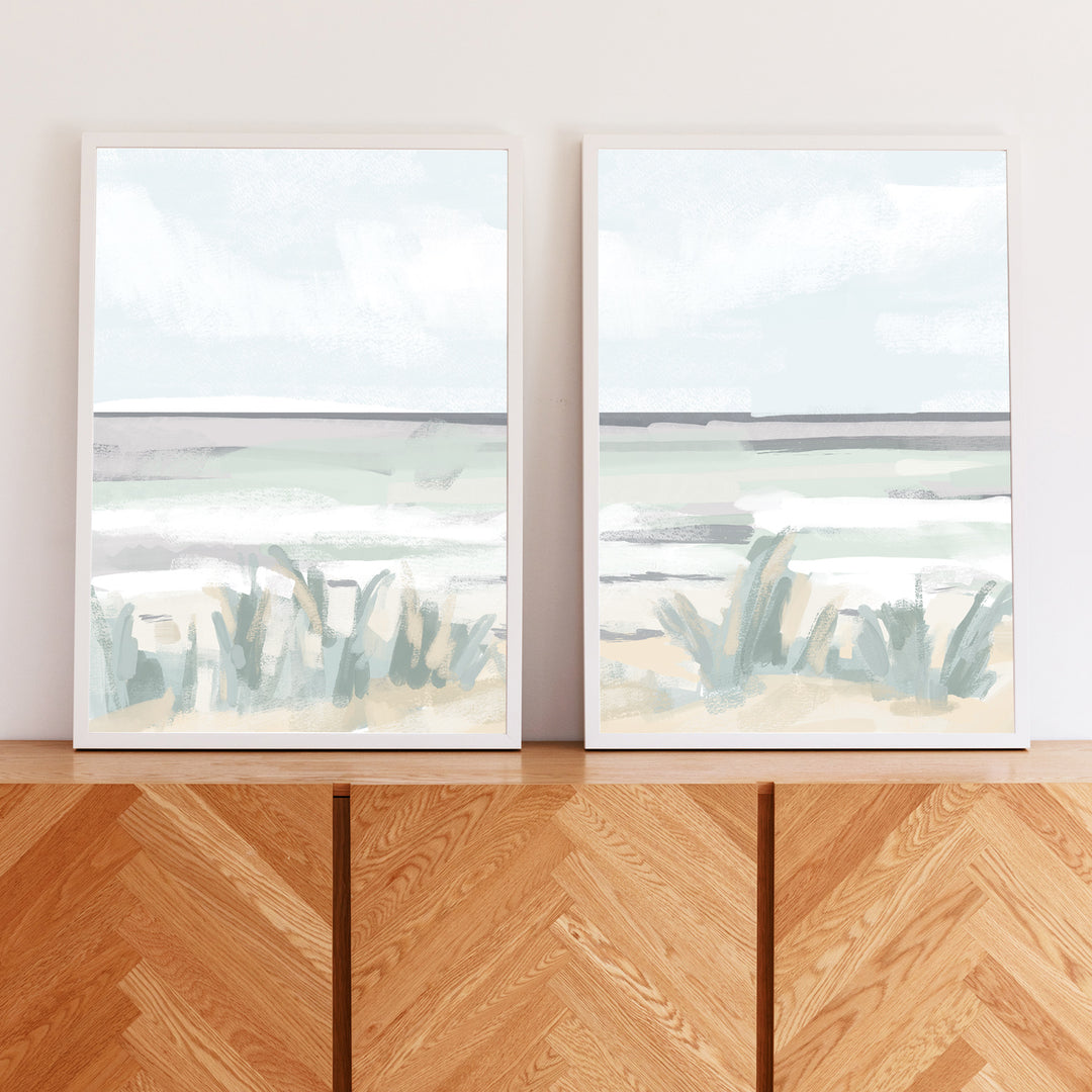 Tidal Haze Diptych - Set of 2