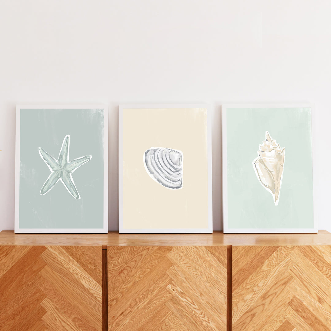 Washed Ashore Triptych - Set of 3