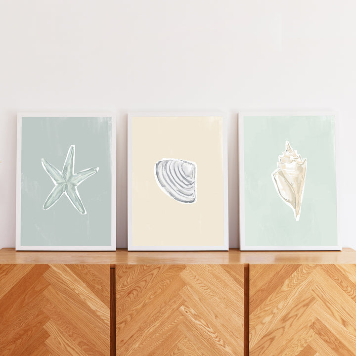 Washed Ashore Triptych - Set of 3