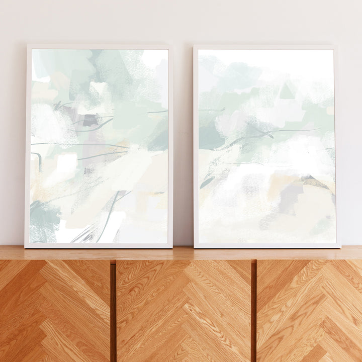 Gulf Morning Diptych - Set of 2