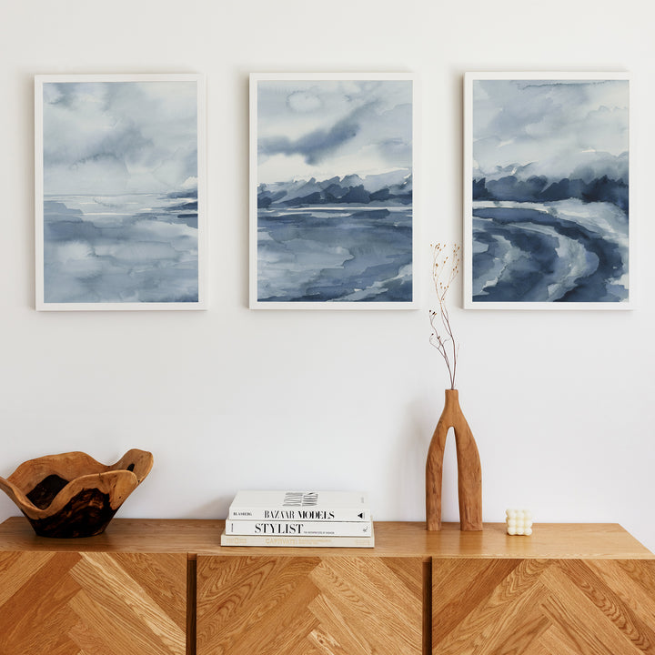 The Quiet Cove Triptych - Set of 3