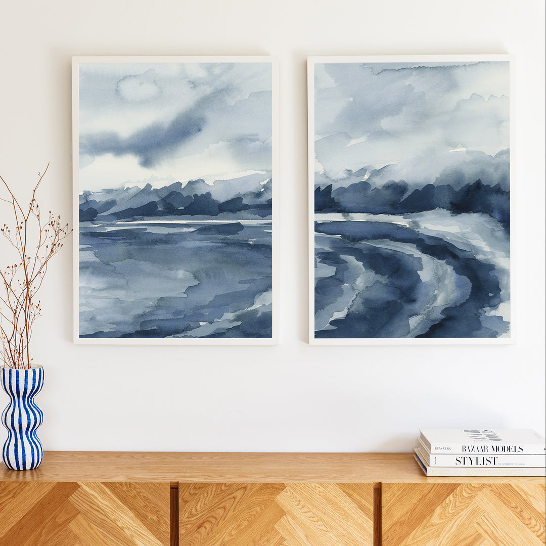 The Quiet Cove Diptych - Set of 2