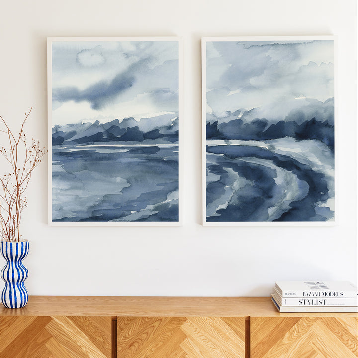 The Quiet Cove Diptych - Set of 2