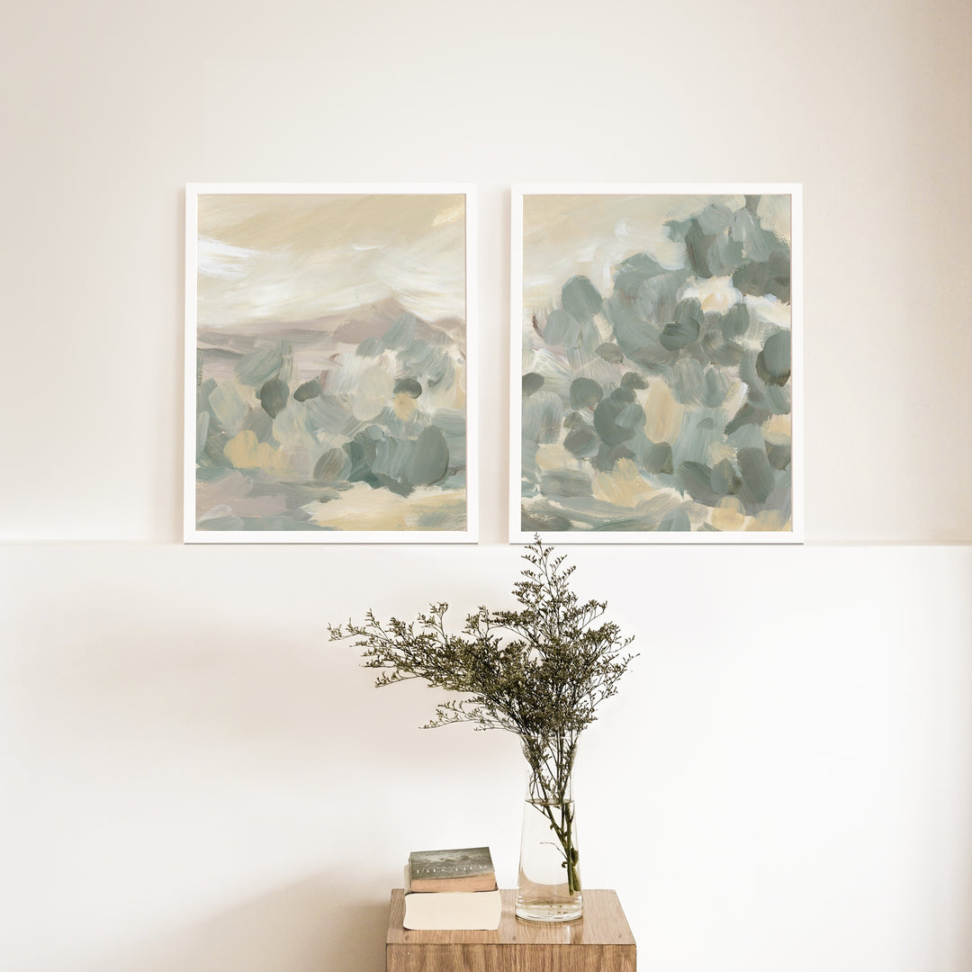 The Welsh Hills Diptych - Set of 2