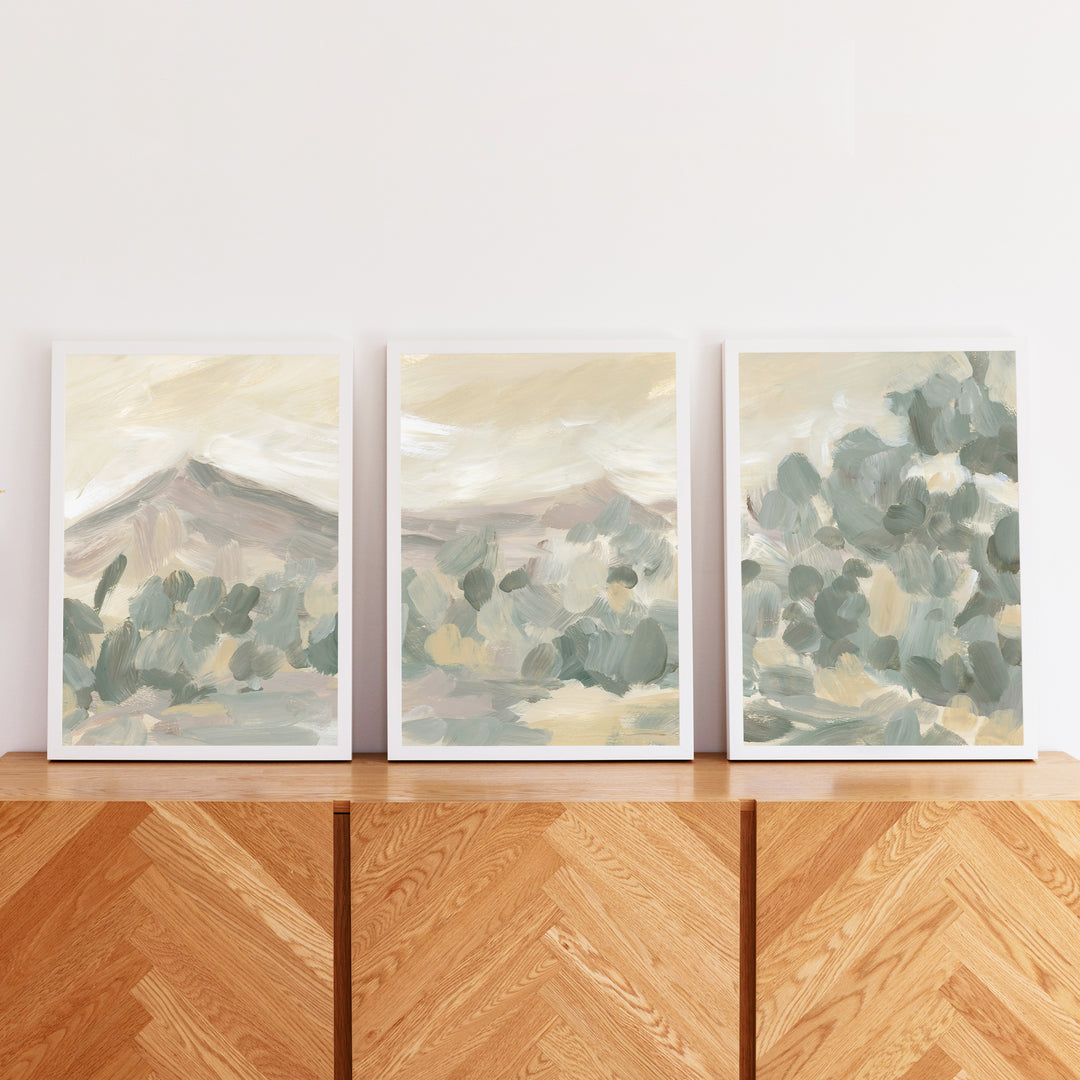 The Welsh Hills Triptych - Set of 3