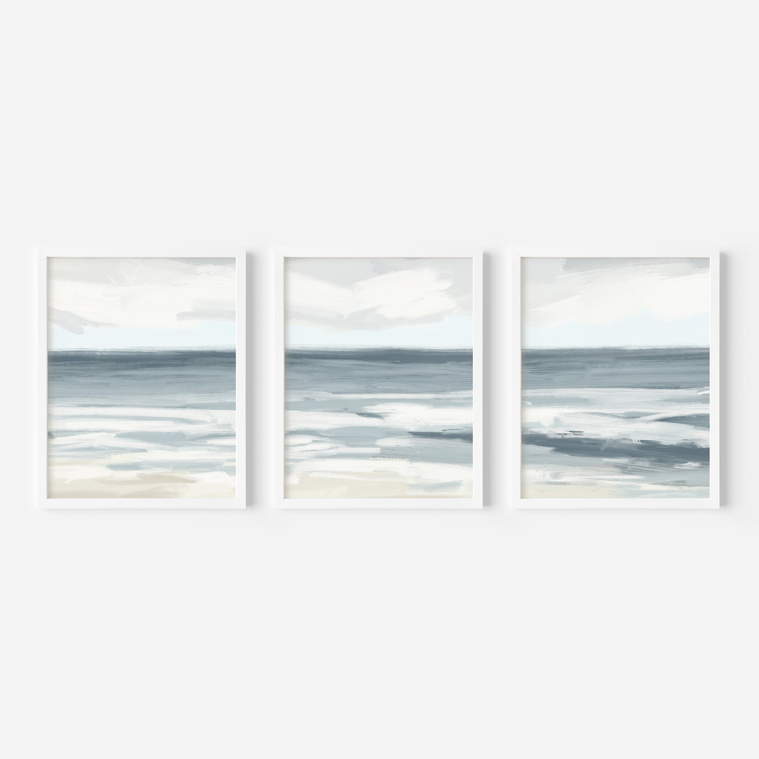 Tranquility Triptych - Set of 3  - Art Prints or Canvases - Jetty Home