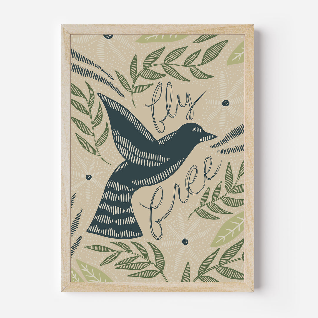Fly Free Dove  - Art Print or Canvas - Jetty Home