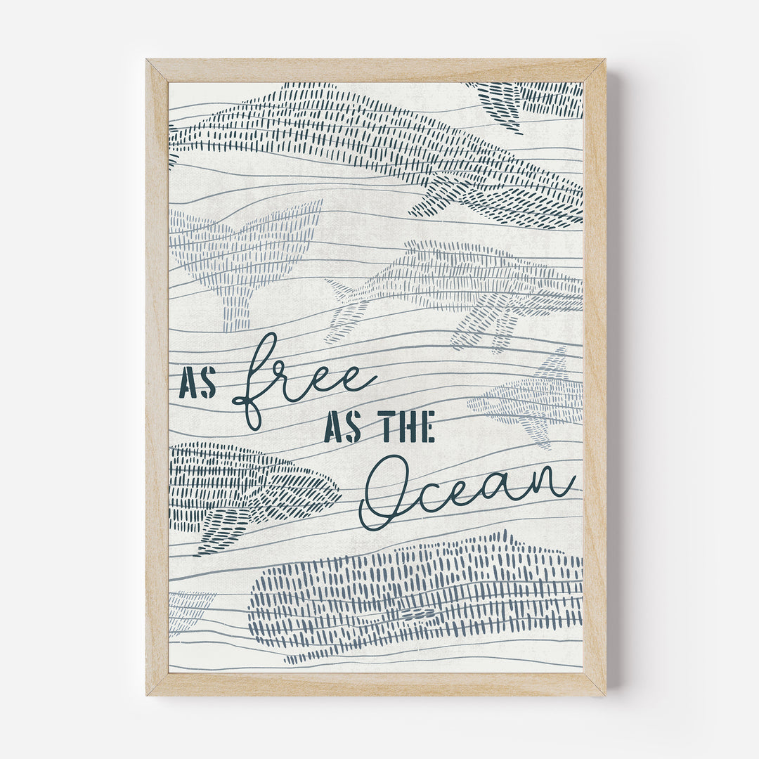 As Free As the Ocean  - Art Print or Canvas - Jetty Home
