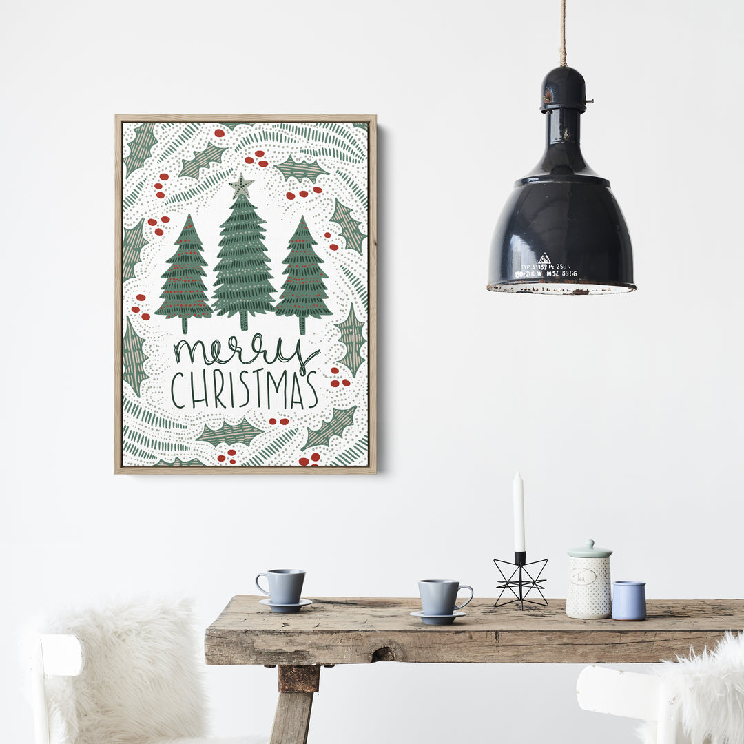 Nordic Merry Christmas  - Art Print or Canvas - Jetty Home