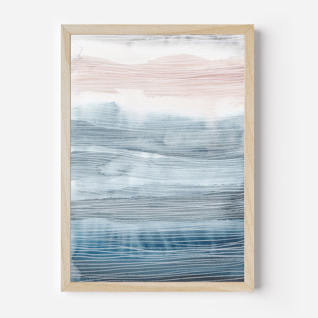 Coastal Ocean Abstract  - Art Print or Canvas - Jetty Home