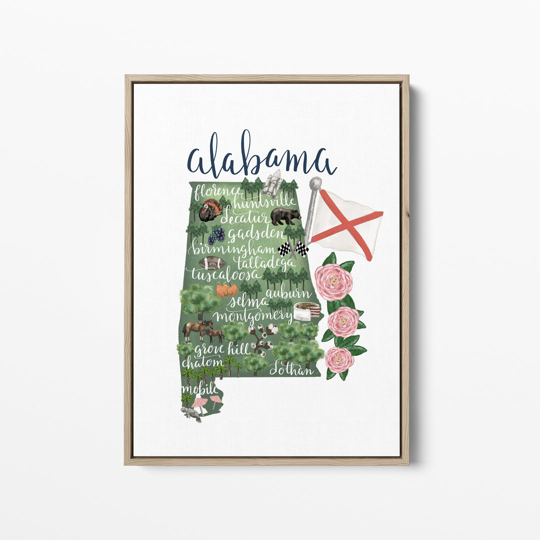 Alabama  - Art Print or Canvas - Jetty Home