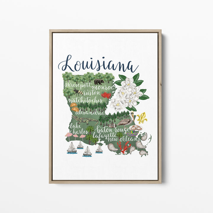 Louisiana  - Art Print or Canvas - Jetty Home