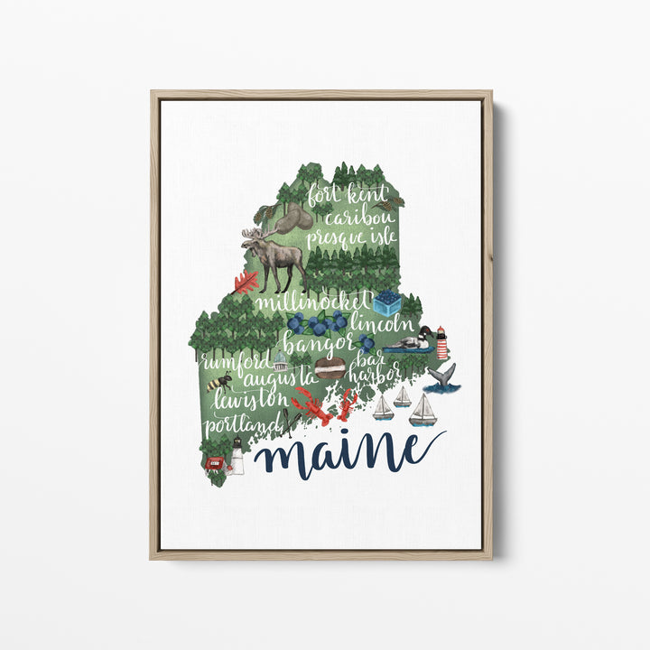 Maine  - Art Print or Canvas - Jetty Home