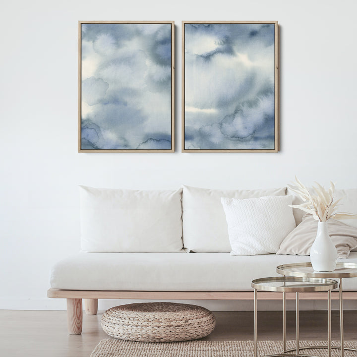 Hazed Tide Diptych - Set of 2