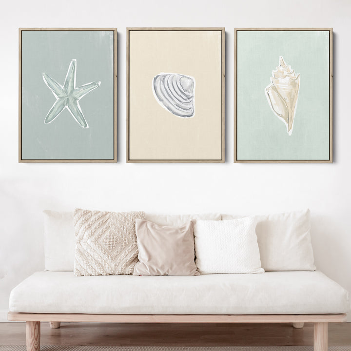 Washed Ashore Triptych - Set of 3