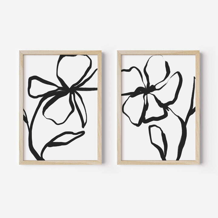 Floral Meeting - Set of 2