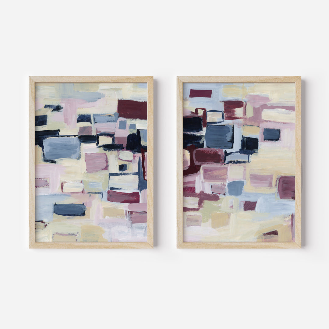 Gentle Shift Diptych - Set of 2 - Jetty Home