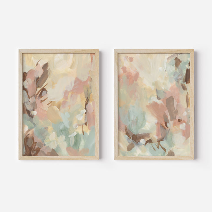 Where the Wind Runs Diptych - Set of 2
