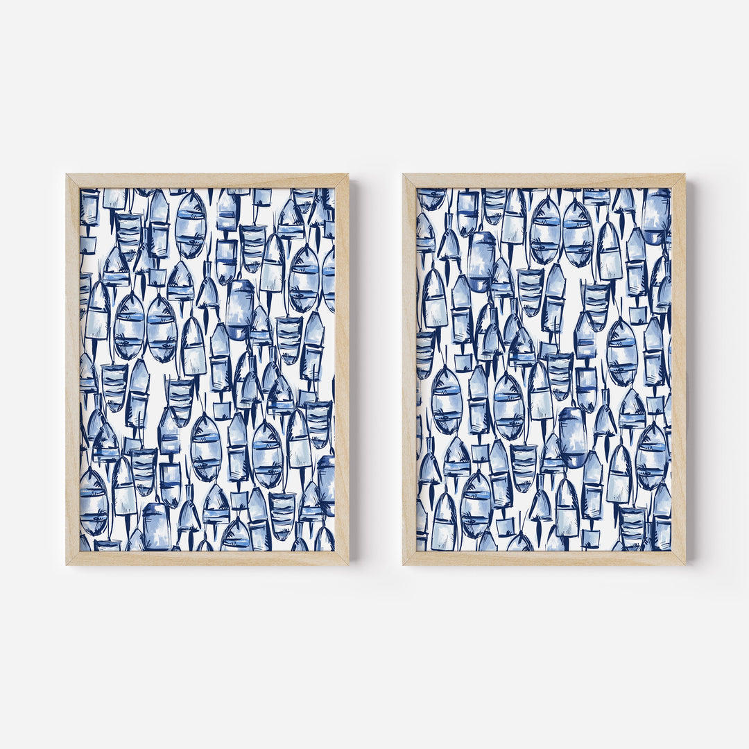 By the Buoys Diptych - Set of 2 - Jetty Home