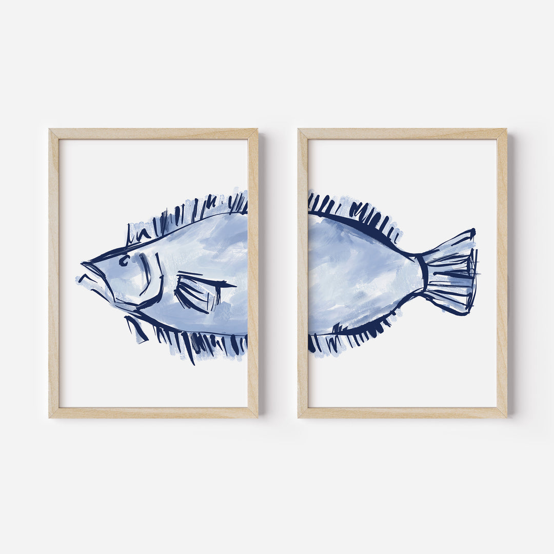 Fluke Study Diptych - Set of 2 - Jetty Home