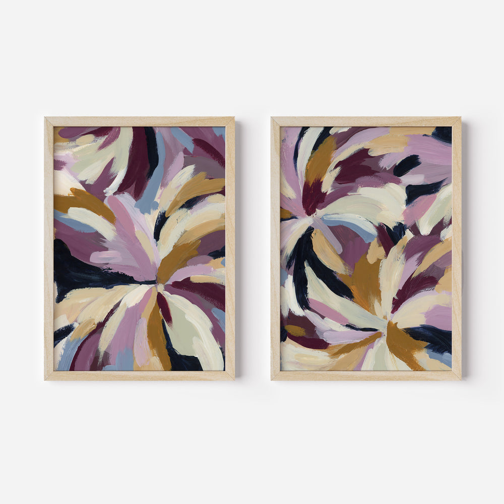 Blurred Petals Diptych - Set of 2 - Jetty Home