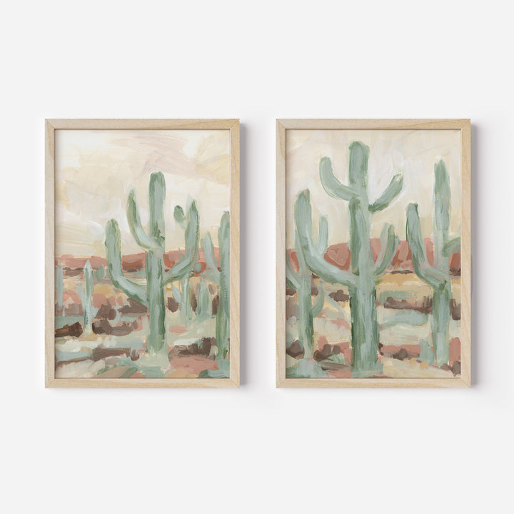 Saguaro Light Diptych - Set of 2 - Jetty Home