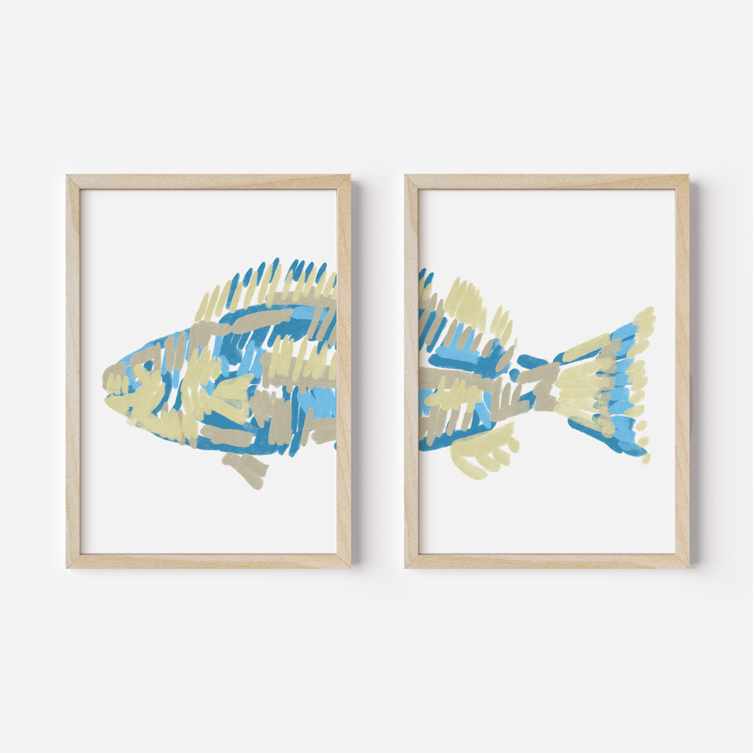 The Grouper Diptych - Set of 2