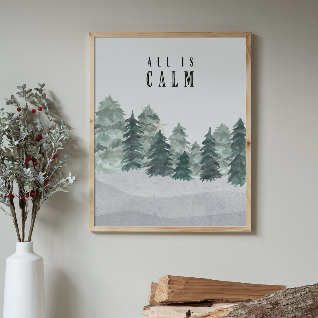 All is Calm Forest  - Art Print or Canvas - Jetty Home
