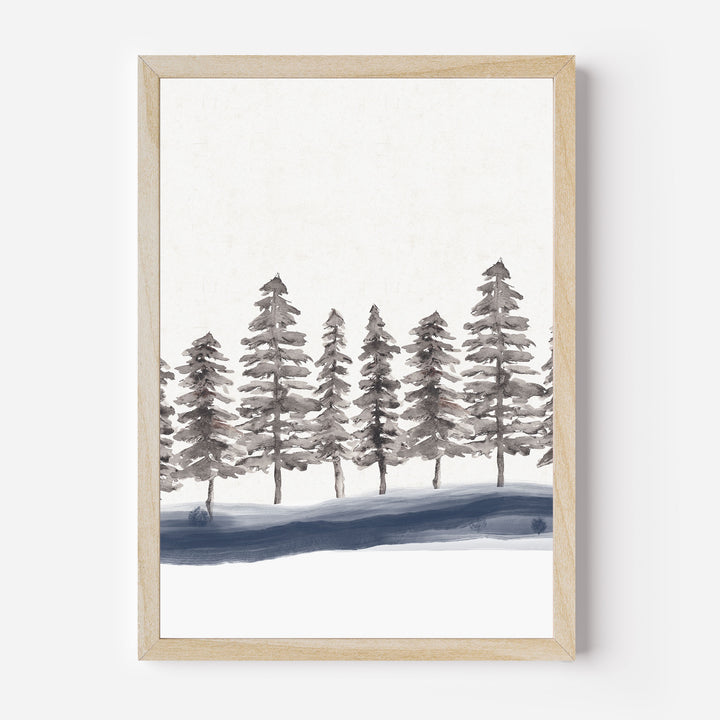 Nordic Forest Pine Tree Tops  - Art Print or Canvas - Jetty Home