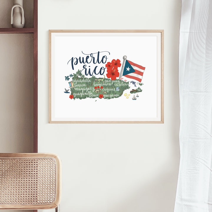 Puerto Rico  - Art Print or Canvas - Jetty Home